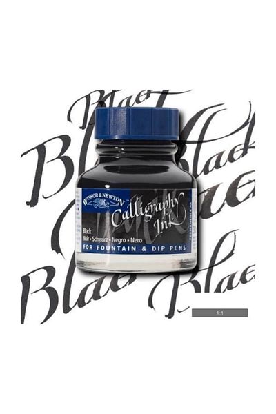 Winsor Newton Winsor & Newton Calligraphy Ink 30 ml. 030 BLACK