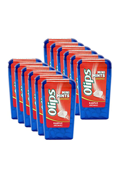 Olips نعناع البطيخ الصغير - 12.5 جم × 12 قطعة