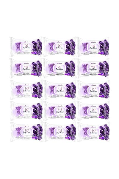 Papilion Lavender 100 Sheets Wet Towels - Set of 18
