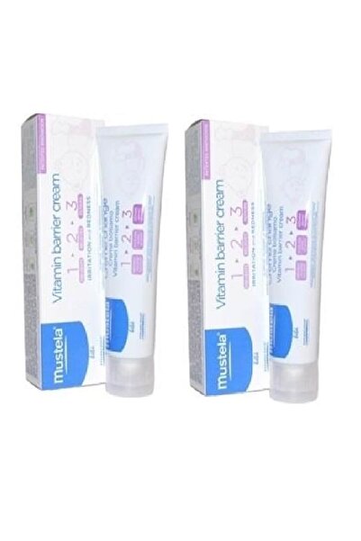 Mustela Vitamin Barrier Pişik Kremi 100 Gr 2 Adet