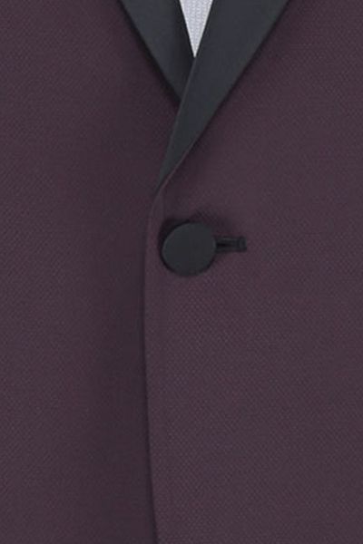 Buenza Men's Slim Fit Tuxedo Mono Suit - Double Breasted Design, Ceremony -3B6M0429D050
