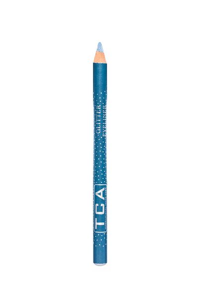 TCA Studio Make Up Glitter Dark Blue Eye Liner - Glitter Eyeliner Deep Sky Blue8697581984052