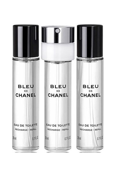 Chanel Bleu De Chanel Edt Refillable 3 x 20 ml Men's Perfume3145891078107