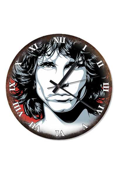 Generic Brand 30 cm Diameter Jim Morrison Patterned Wall Clock