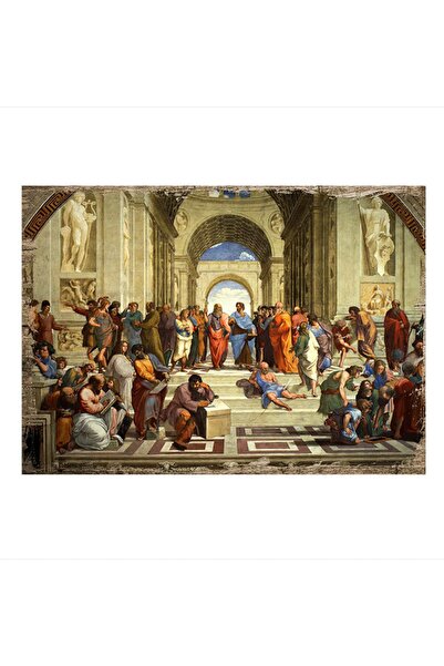 Cakatablo 35cmX50cm Ahşap Tablo Atina Okulu