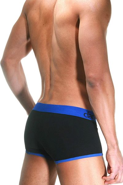 darkzone Ανδρικό Μαύρο - Saks Blue Piping Boxer DZN3201 DZN3201