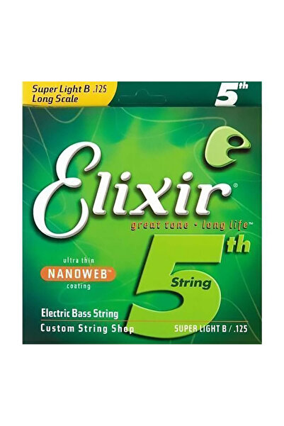 Elixir 125 Tek Bas Gitar Teli (15425)