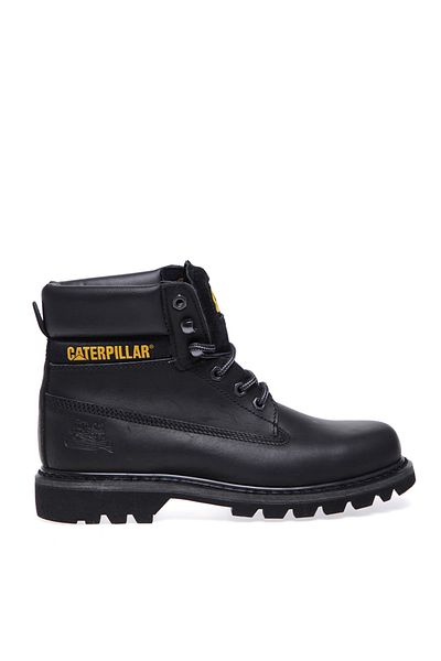 Cat Men's Boots Black Leather - 015M100031