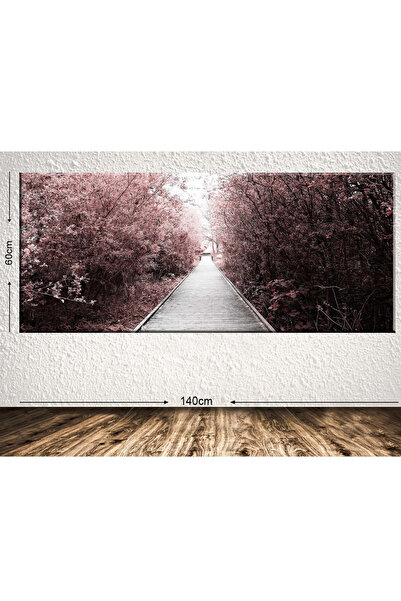 Tablo Center Dev Boyut Manzara Kanvas Tablo 60x140cm