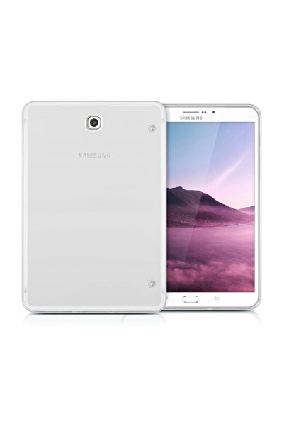Microsonic Samsung Galaxy Tab S2 8.0'' T715 Kılıf Transparent Soft Beyaz