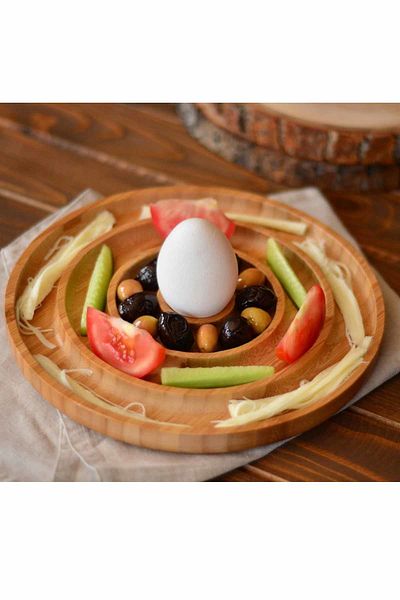 Bambum Fufu 4 Compartment Snack Bowl
