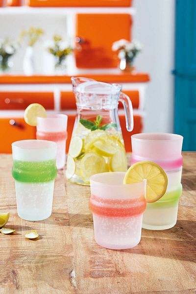 Luminarc Fluomanıa Tempered Green Soft Drink Glass 32 Cl Set of 6 L9597
