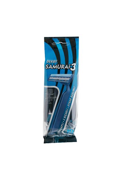 Derby Samurai 3 - 10-Piece Blade Shaving Bag