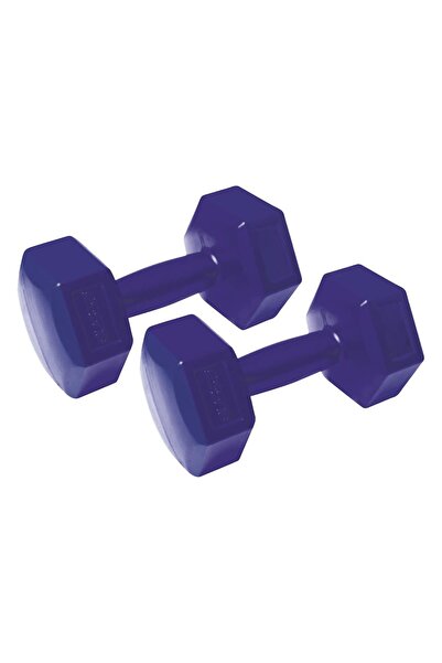 BUSSO CMT-50 Köşeli Plastik Dambıl Set (5 kg*2 Adet)