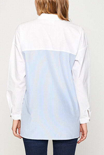 Koton Weiße Tunika für Damen 8YAK66296IW