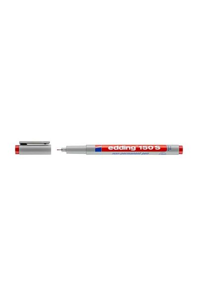 Edding 150s Erasable Acetate Pen 10 Pack Red