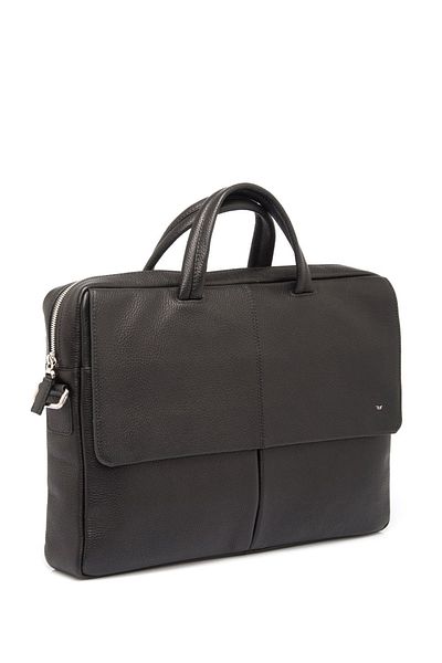 Tergan Genuine Leather Black Men's Briefcase S1Ev 00021140
