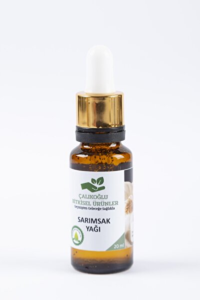 Çalıkoğlu Bitkisel Ürünler زيت الثوم 20 مل - قطارة سوداء