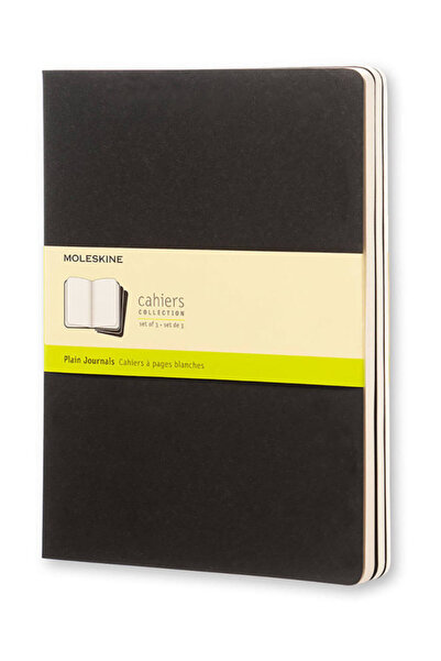 Moleskine Щоденник Cahiers, 3 штуки, 19x25 см, 120 аркушів
