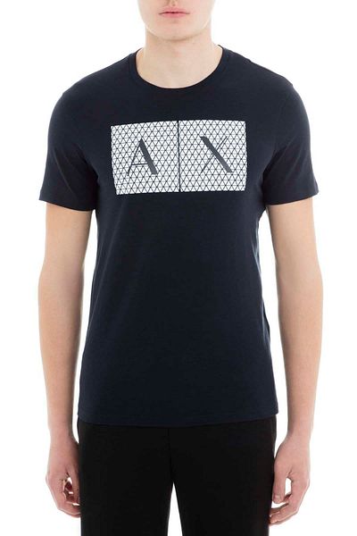 Armani Exchange Ανδρικό μπλουζάκι Navy 8Nztckz8H4Z 1510