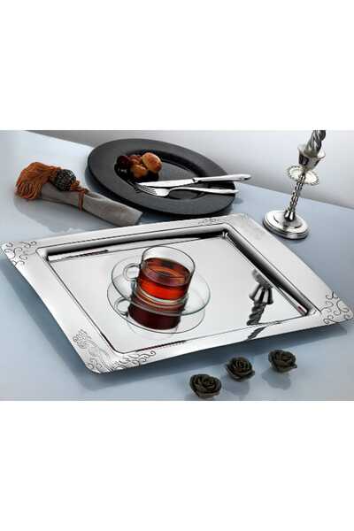 Erdem Sarmaşık 18/10 Çelik Tepsi