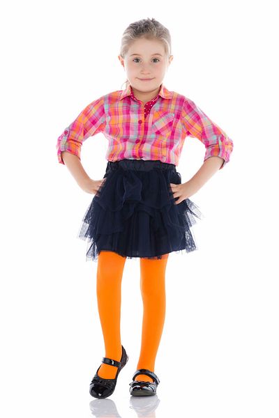 Penti PRETTY MICRO40 CHILDREN'S CULO Orange Girls' Pantyhose 100183849
