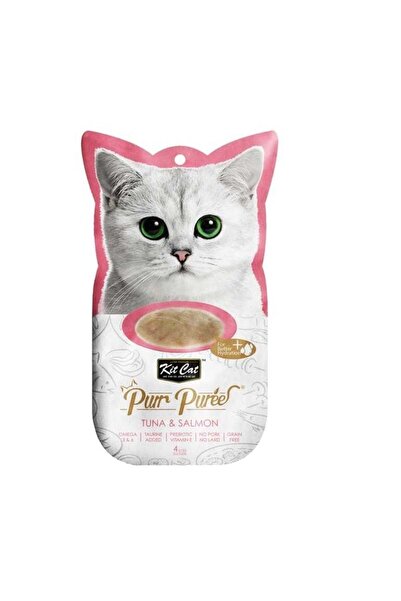 Kit Cat كيت كات بوريه مكافآت القطط من التونة والسلمون - 60 جرام