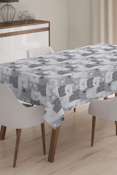 Realhomes Custom Design 3D Digital Printed Tablecloth - 140 x 180 cm
