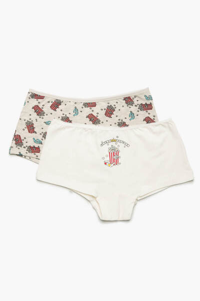 Koton Сірі візерункові вушанки для дівчинки та хлопчика