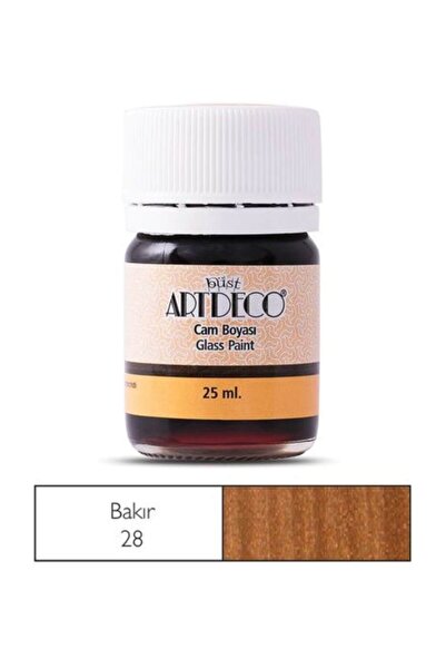 Artdeco Cam Vitray Boyası 25 ml. 28 METALİK BAKIR