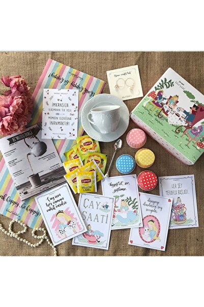 Bikutumutluluk Çay Saati Hediye Kutusu (Boş Kutu)