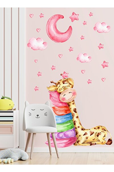 efekt reklam Camera bebelușului pentru copii, girafă dormită, sufragerie, dor...