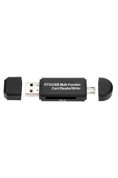 Cloody Micro Usb Phone Adapter Micro Sd/sd Card/usb Reader Converter