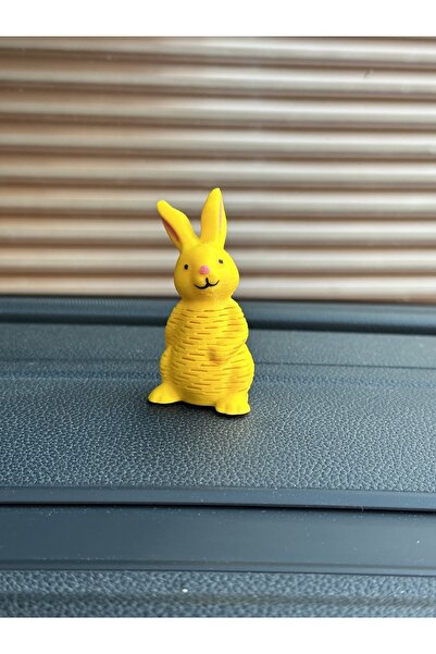 3dbaydesign ملحق صندوق القفازات على شكل أرنب هزاز من نيو تريند (أصفر)