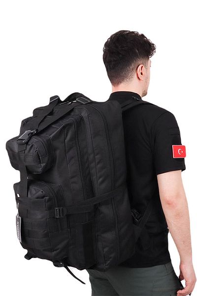 KORDAK Outdoor 65 Lt Black Camping Mountaineer Vacation Backpack - Black Bag