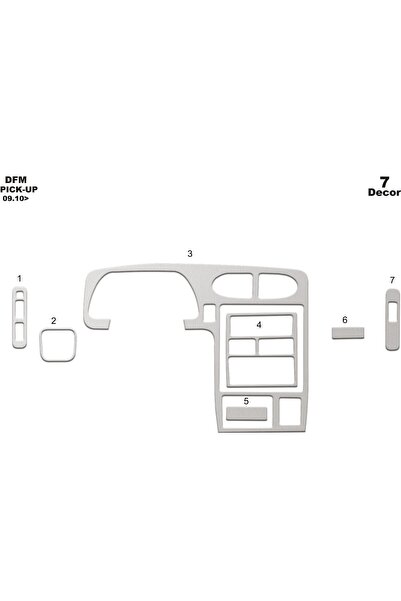 meriç cockpit design ميريتش ®   Dfm Minibus Front Torpedo Coating Aluminium 7...