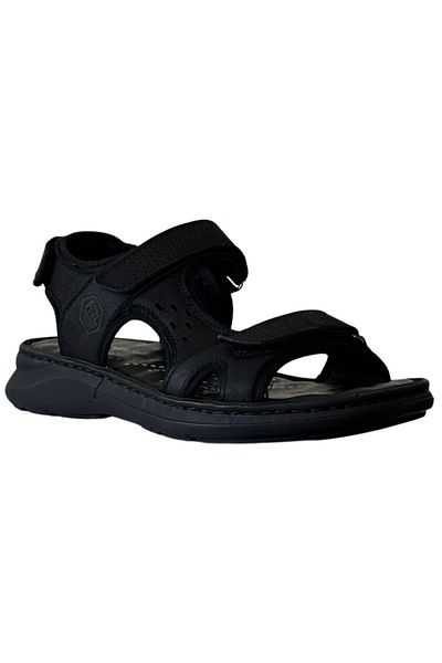 Forelli Ανδρικά ημερήσια σανδάλια Bruce Black Nubuck 40526-g