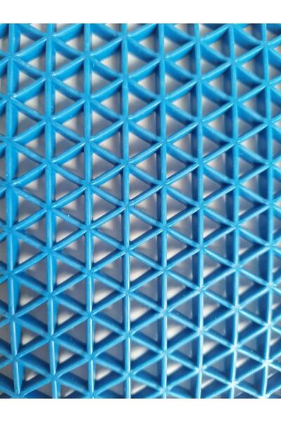 TBMPLASTİK Kaydırmaz Yıldız Iç - Dış Tüm Islak Zemin Mavi Paspas 90x50