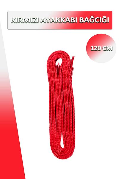 Dopar Lucky Red Shoelace Flat Laces 120 Cm