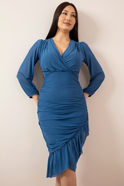 PULLIMM 13373 Сукня з декольтованою горловиною та спідницею 13373 V