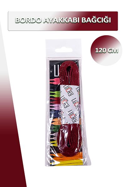 Dopar Lucky Claret Red Shoelaces Flat Laces 120 Cm