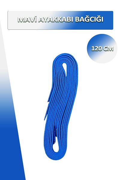 Dopar Lucky Blue Shoelace Flat Laces 120 Cm