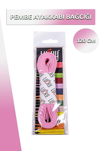 Dopar Lucky Pink Shoelace Flat Laces 120 Cm