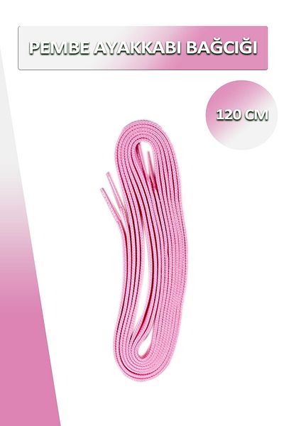 Dopar Lucky Pink Shoelace Flat Laces 120 Cm