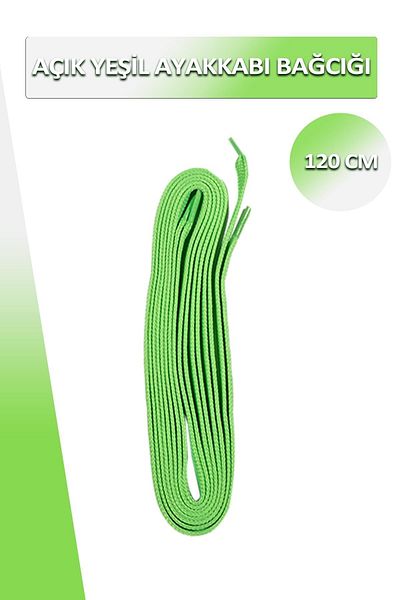 Dopar Lucky Light Green Shoelace Flat Laces 120 Cm