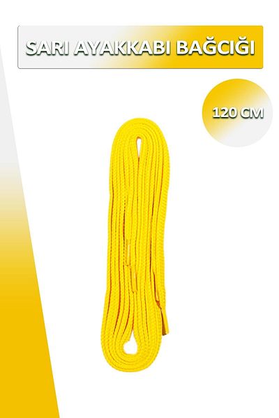 Dopar Lucky Yellow Shoelace Flat Laces 120 Cm