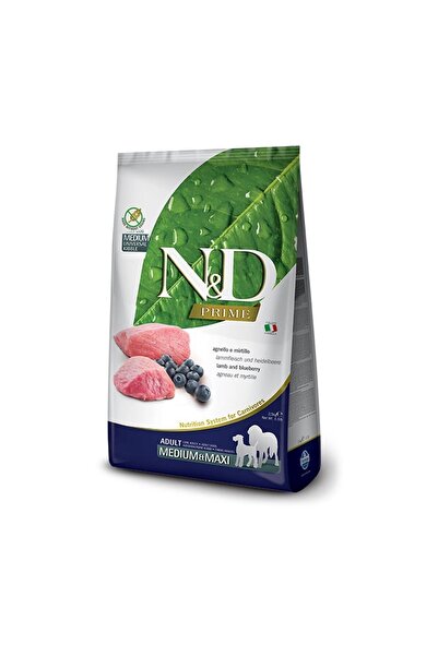N&D Nd Prime Tahılsız 2,5kg Medium Maxi Adult Köpek Kuzu Etli Ve Yaban Mersin...