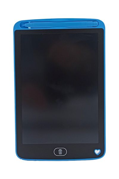 PopŞeker Discover, Learn and Have Fun: Great Graphic Writing Drawing Tablet for Kids with Pen 8.5 Inch Blue