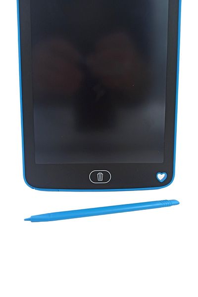PopŞeker Discover, Learn and Have Fun: Great Graphic Writing Drawing Tablet for Kids with Pen 8.5 Inch Blue