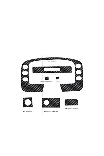 meriç cockpit design ميريتش ®   فورد ترانزيت تنجيد أمامي كربون 7 قطع 1995-1997